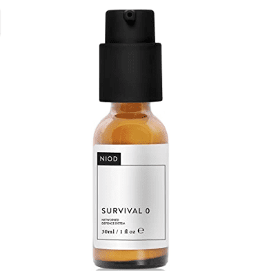 Mis pasos en el cuidado facial de día. Tónico, sérum, crema hidratante, limpiador, productos de belleza, ácido hialurónico, antioxidante. NIOD - Survival 0